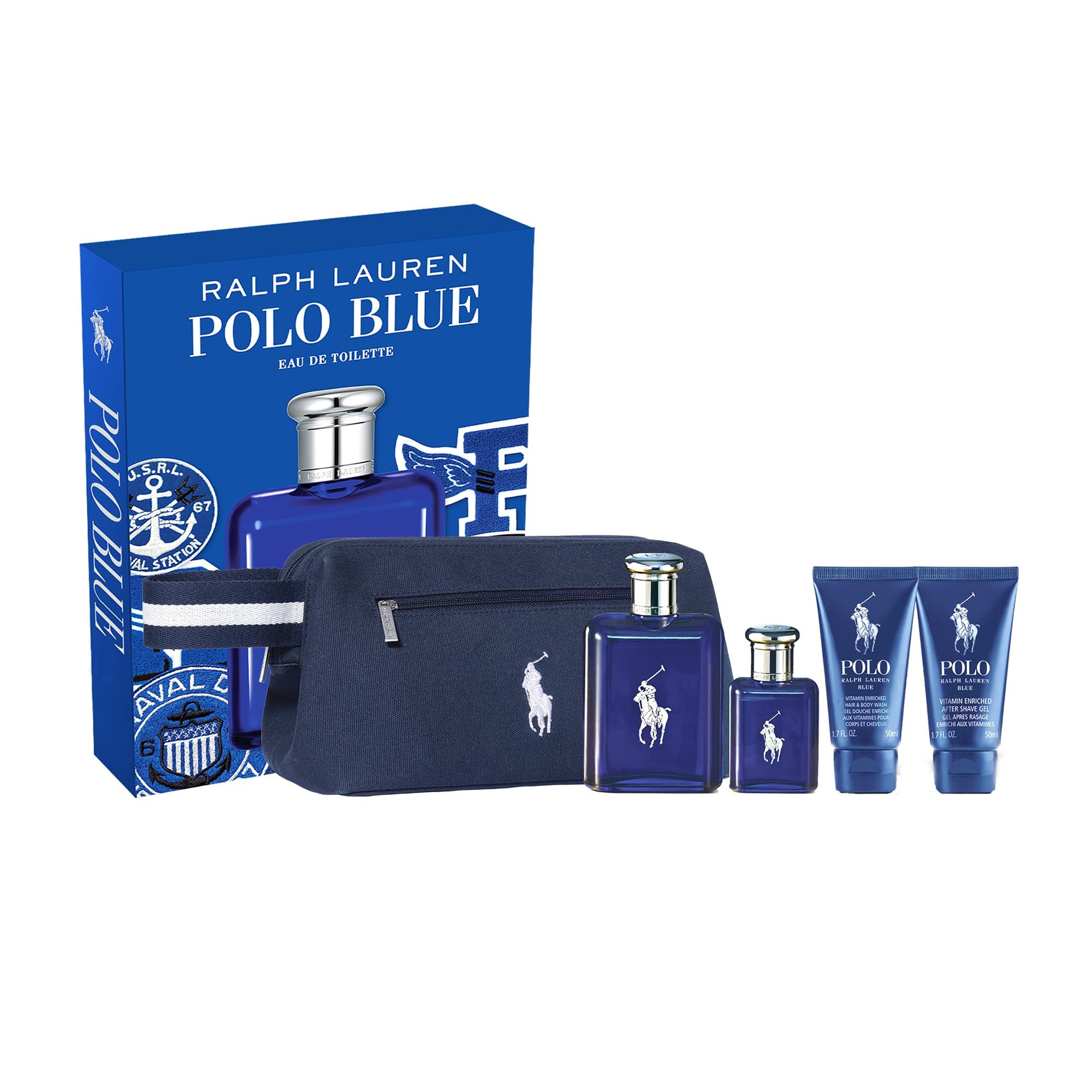 Ralph Lauren Polo Blue EDT full-size bottle for lasting freshness
