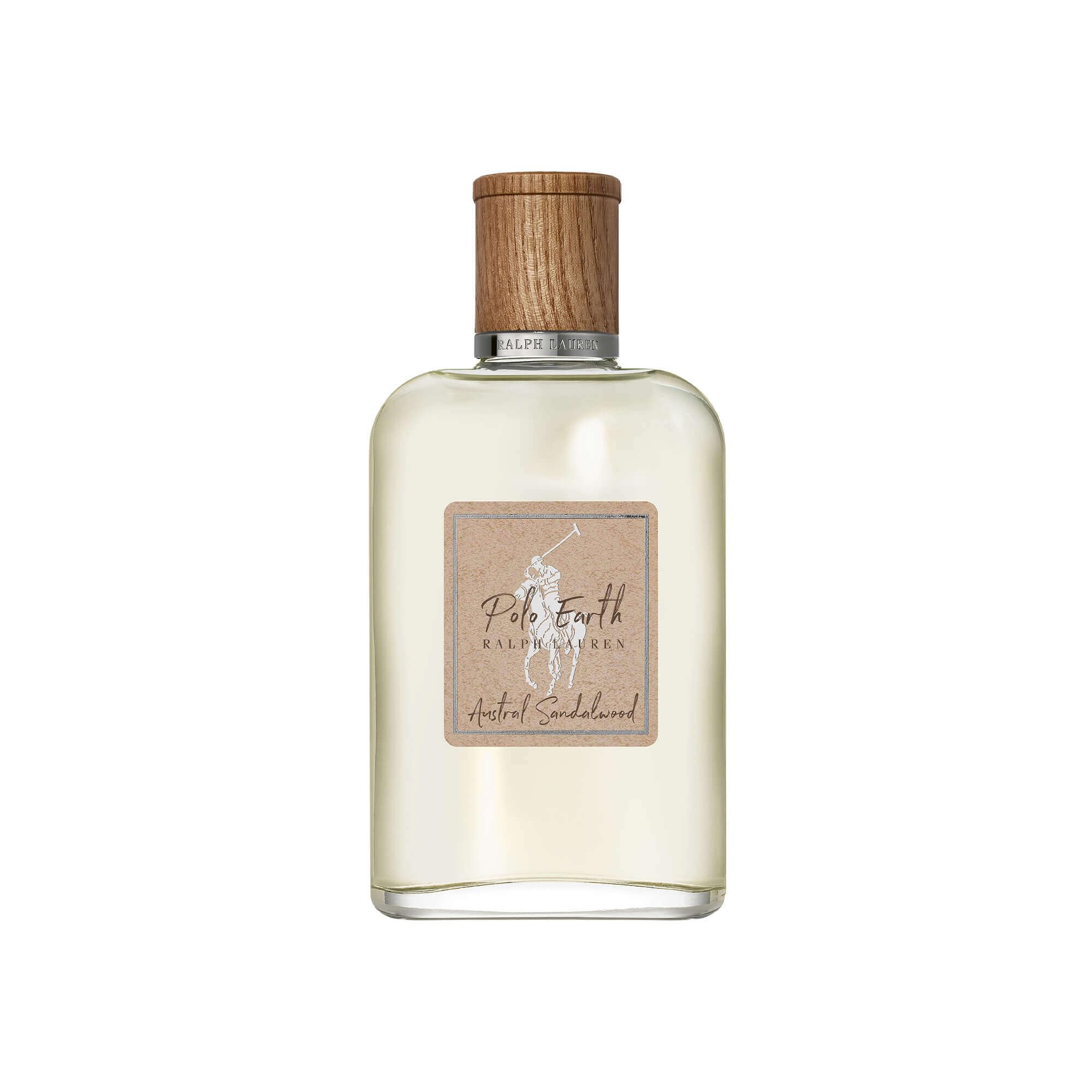 Ralph Lauren Polo Earth bottle front view showcases woody spicy profile for daily elegance