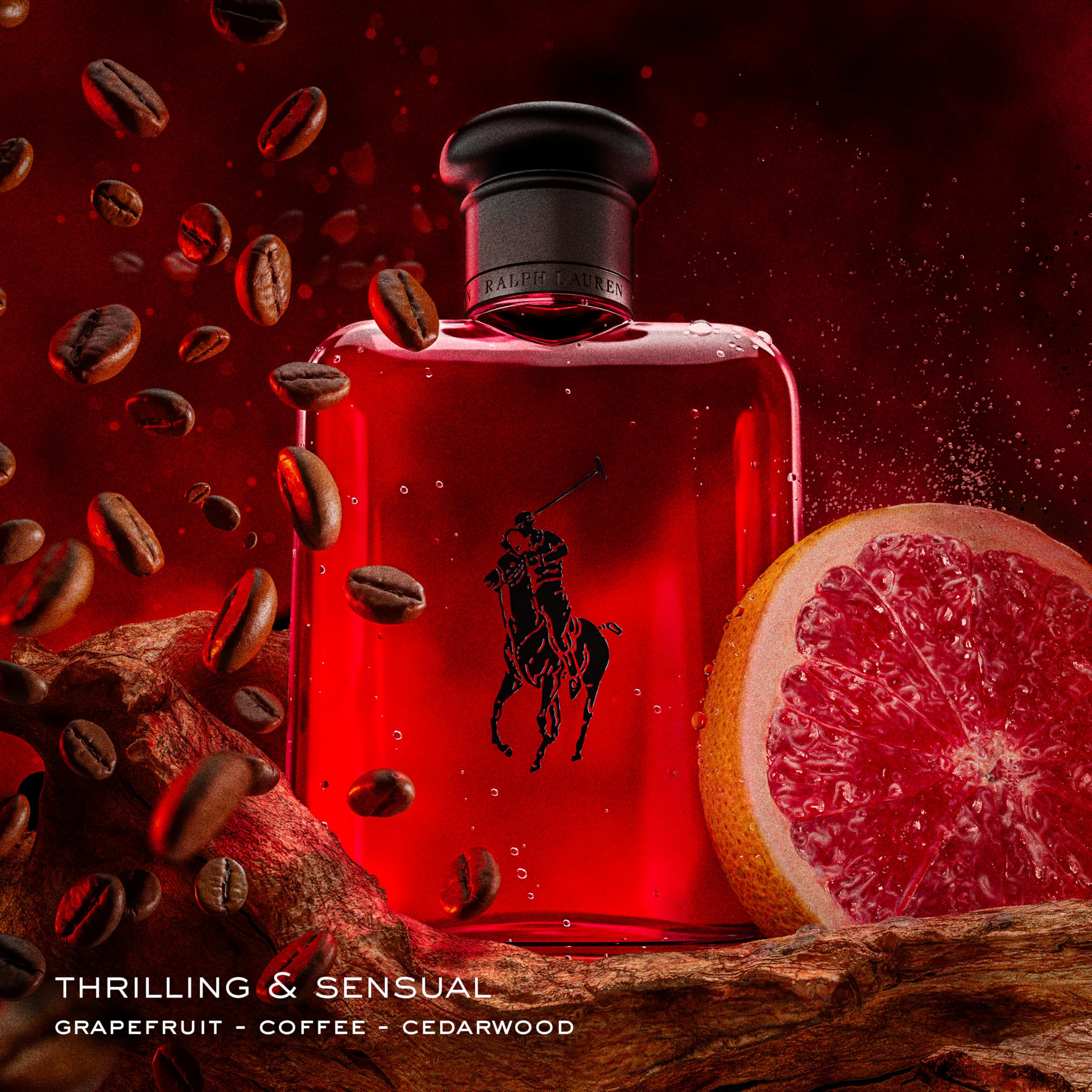 Ralph Lauren Polo Red full-size fragrance bottle with elegant packaging for premium gifting