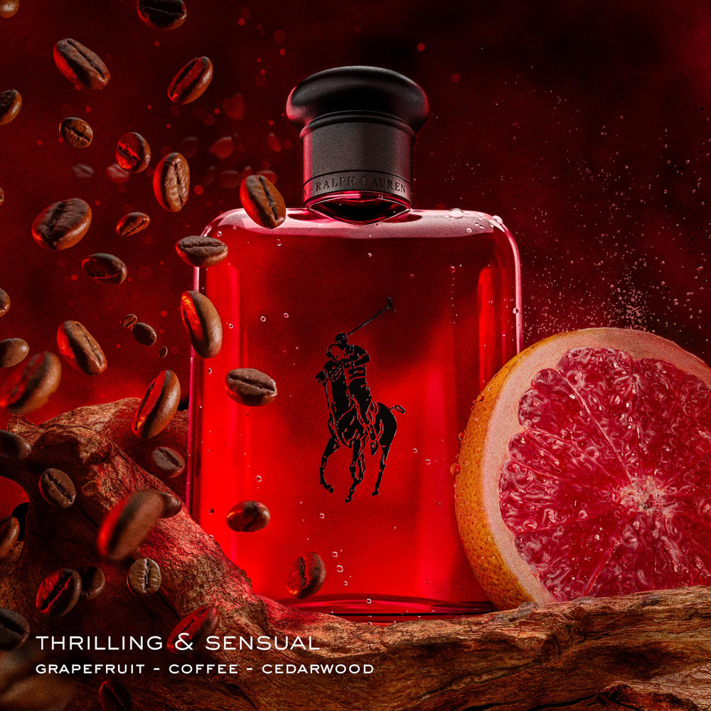 Ralph Lauren Polo Red full-size fragrance bottle with elegant packaging for premium gifting