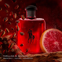 Ralph Lauren Polo Red full-size fragrance bottle with elegant packaging for premium gifting