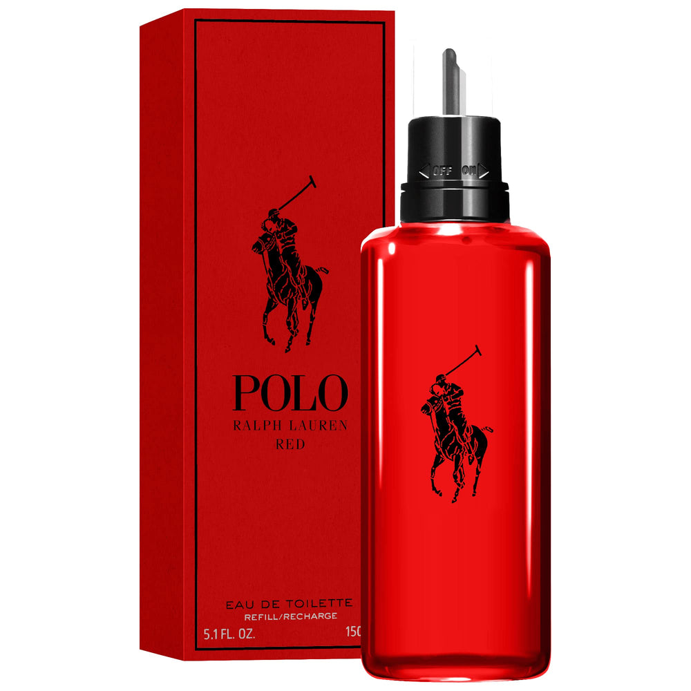 Ralph Lauren Polo Red matte black accents reinforce bold branding.