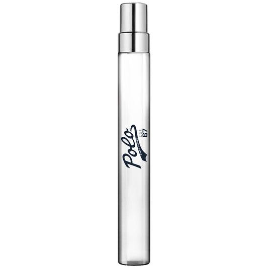 Ralph Lauren Polo 67 bottle front view, bold woody scent for confident daily wear