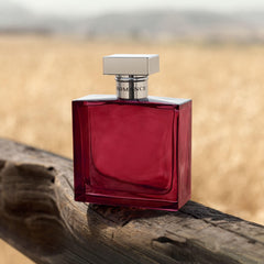 Ralph Lauren Romance Intense bottle on vanity, daily fragrance ritual.