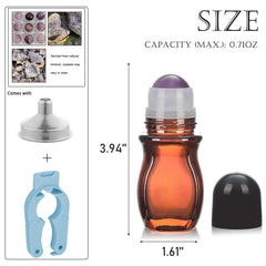 RAMFIYN purple crystal roller ball close-up for precise application