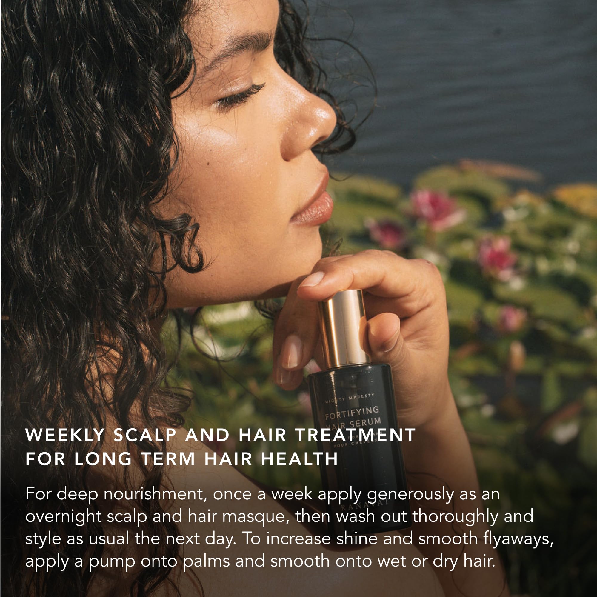 Natural jasmine scent enhances routine during application