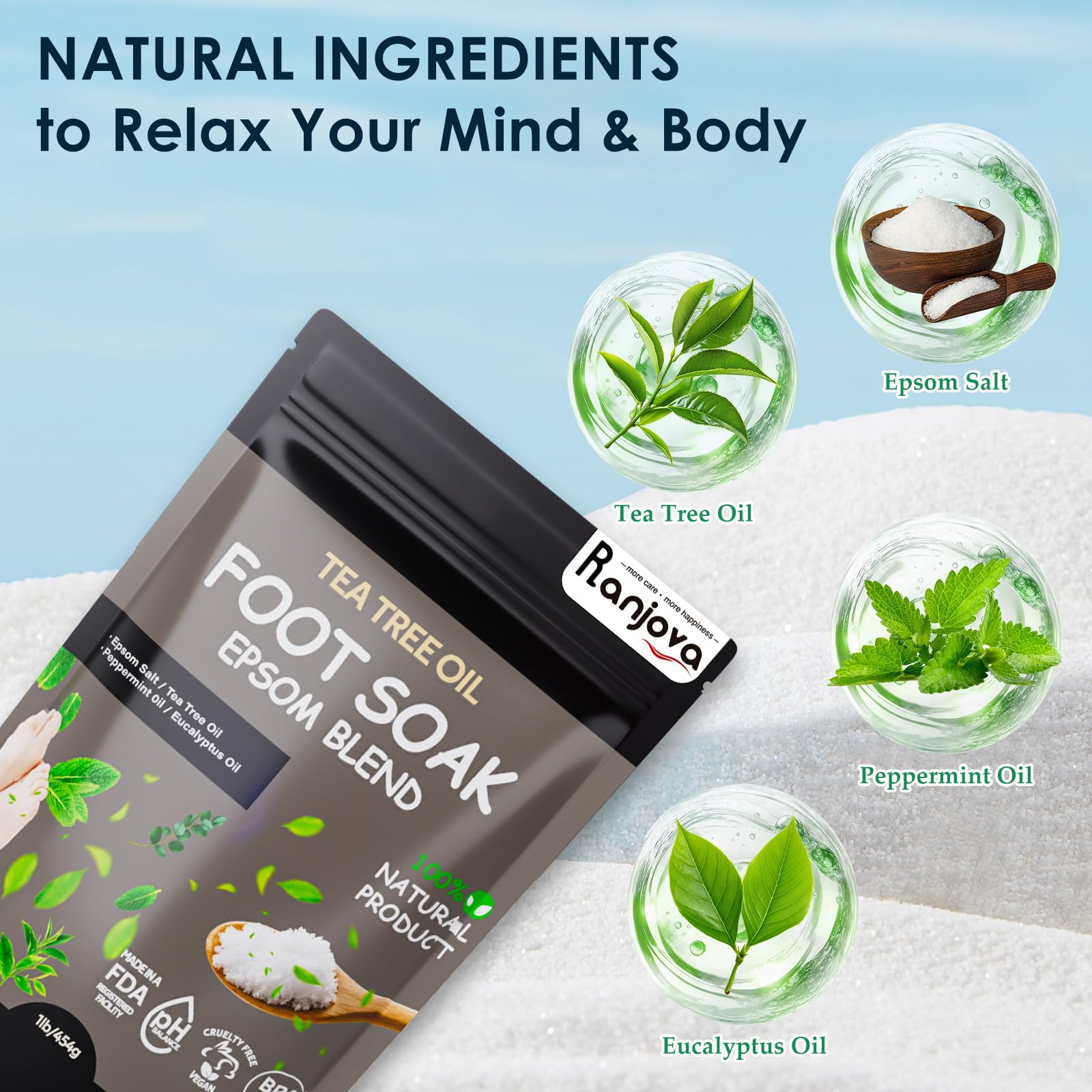 Ranjova foot spa with rotating massage for soothing foot massage