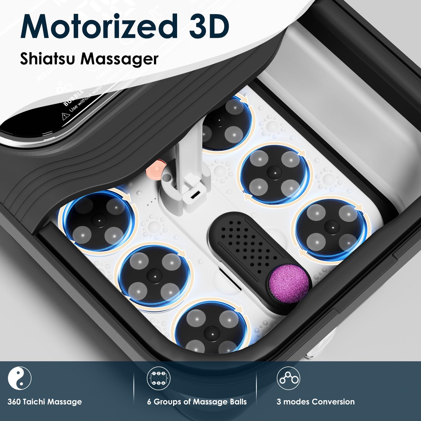 Ranjova foot spa featuring precise temperature control for comfortable sessions