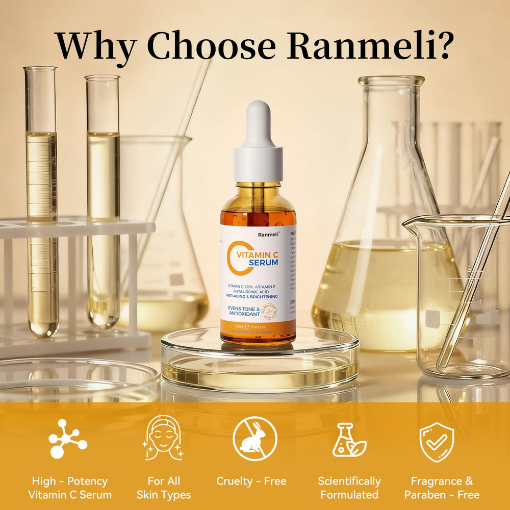 Ranmeli Vitamin C Serum box packaging and branding