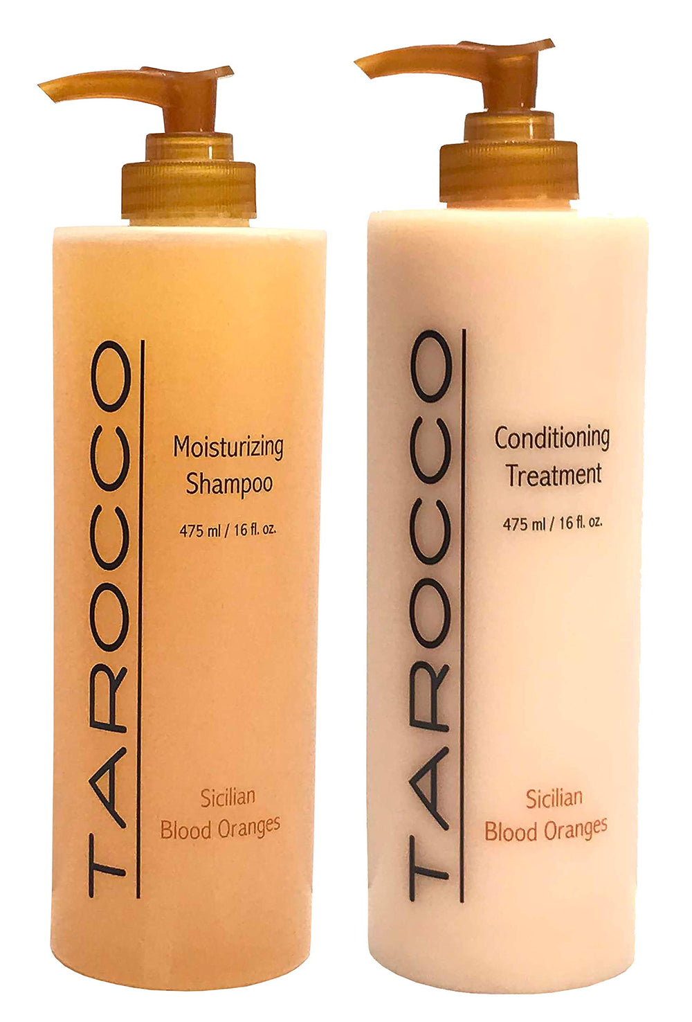 RAPSI Baronessa Cali Tarocco shampoo bottle highlighting refreshing citrus aroma for daily cleansing.