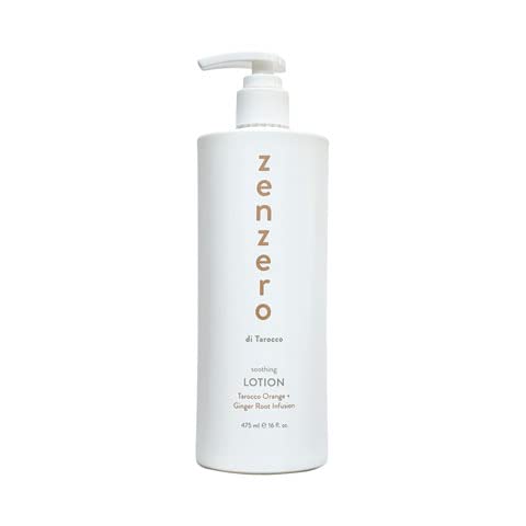 RAPSI ZENZERO soothing body lotion bottle offers citrus-ginger hydration for daily pampering.