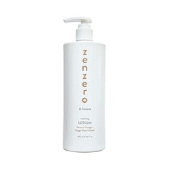 RAPSI ZENZERO soothing body lotion bottle offers citrus-ginger hydration for daily pampering.