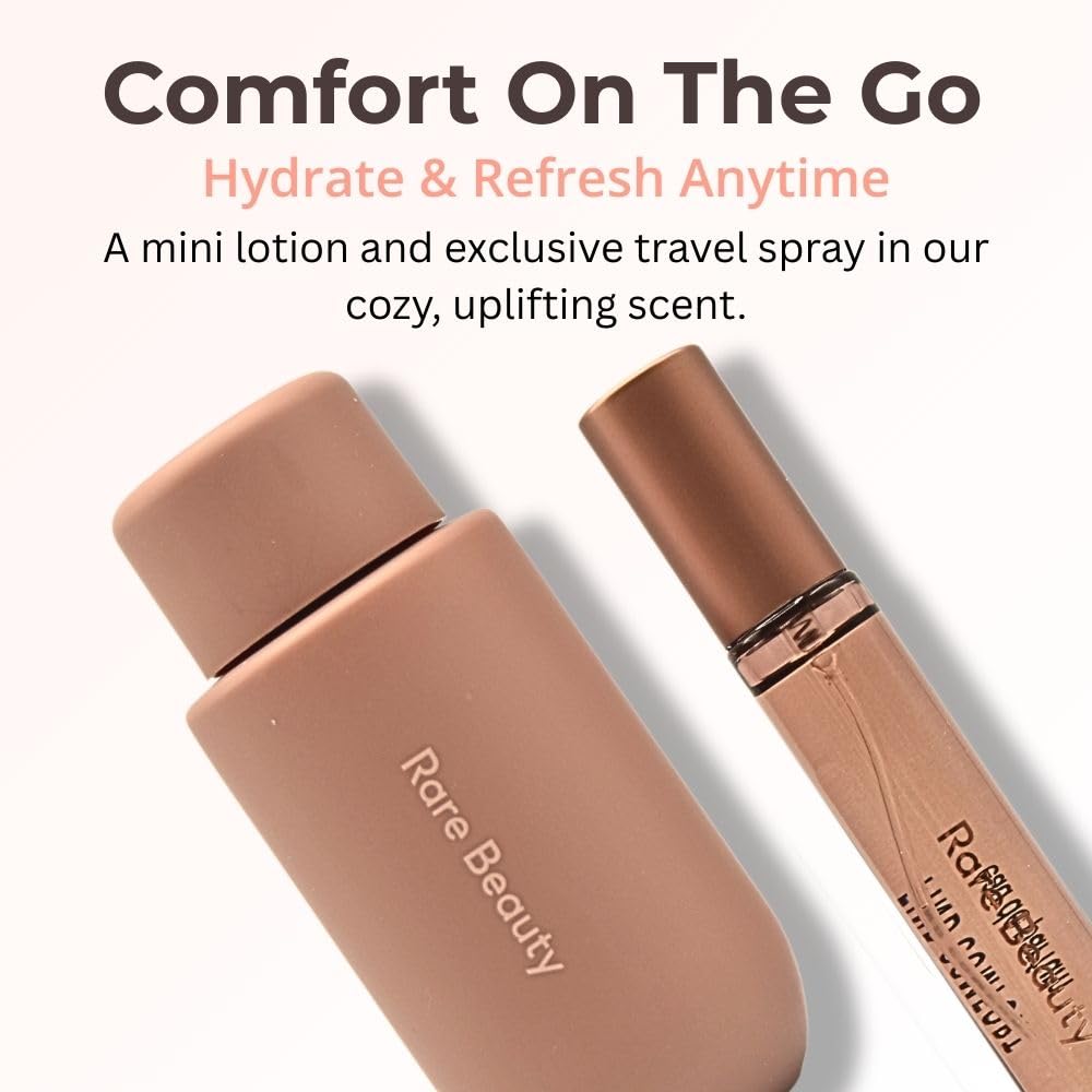 Rare Beauty Find Comfort fragrance travel spray bottle mood-boosting scent