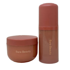 Rare Beauty Mini Find Comfort Gift Set packaging highlights a joyful, travel-ready self-care duo.