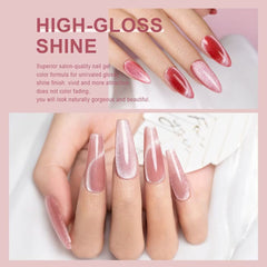 RARJSM purple cat eye gel polish adds bold depth and shimmer