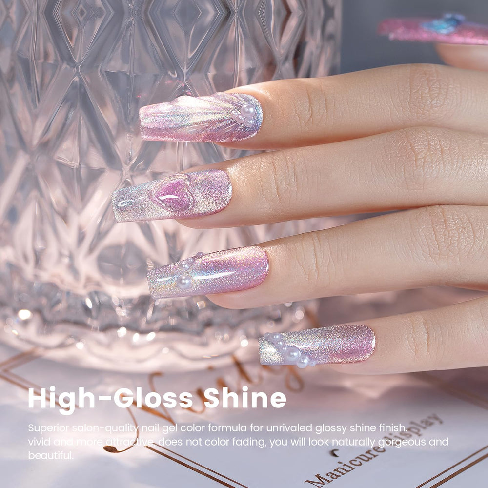 RARJSM Cat Eye Magnetic Stick demonstrates effortless magnetic effects for creative nails.