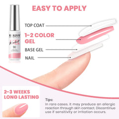 RARJSM gel liners for floral and geometric nail art ideas.