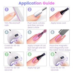 Home salon ready kit for quick, vibrant nail art at home