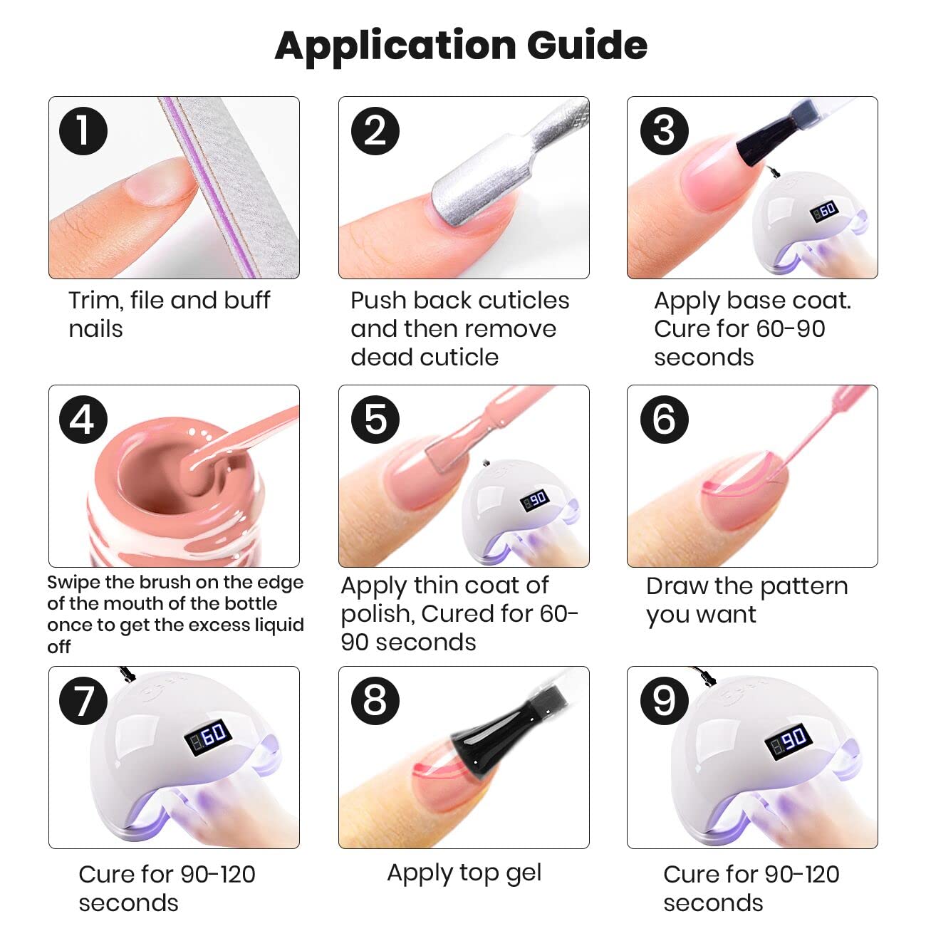 RARJSM long-lasting nail art designs up to 21 days with proper prep