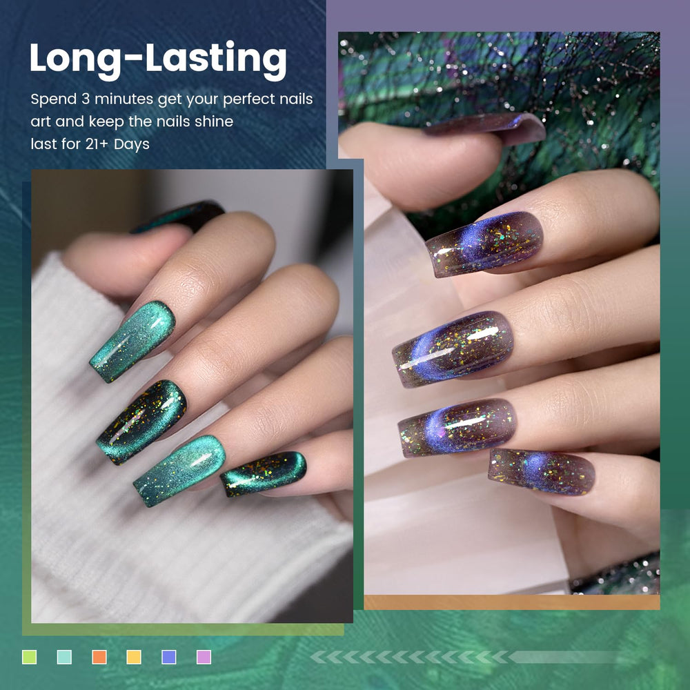 RARJSM magnetic cat eye stick used to create 3D eye effect on nails.