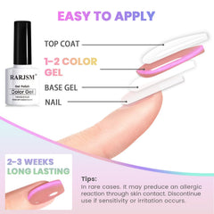 Magnetic stick included to craft the cat-eye effect on wet polish