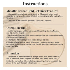 RARJSM at-home use of metallic chrome gel liner for DIY nails.