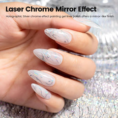 RARJSM detailed design with silver-bronze chrome gel liner.