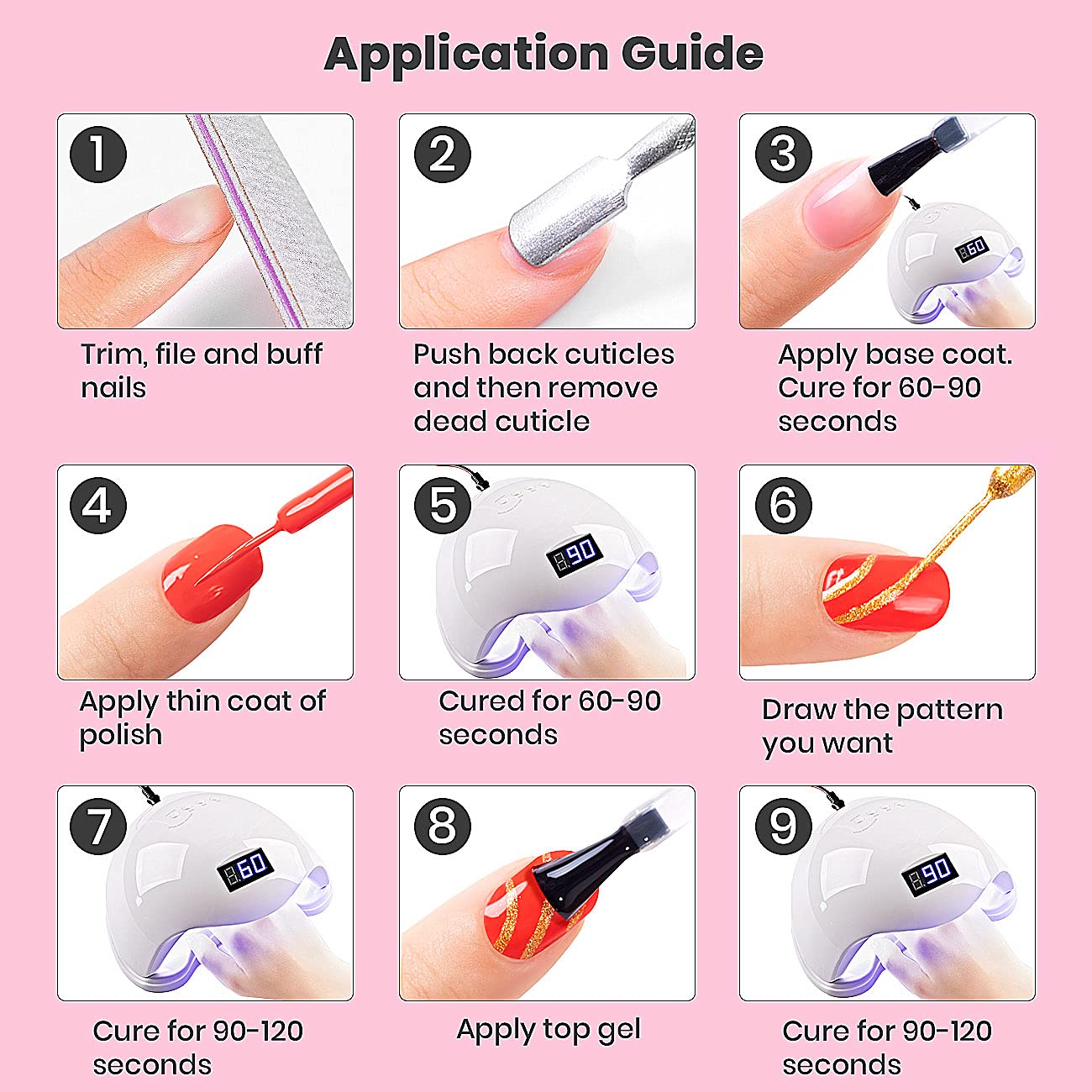 RARJSM In-use design kit for creating custom nail art