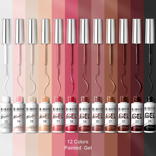 RARJSM gel liner brush detail for crisp lines at home or salon