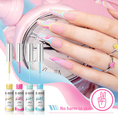 Smooth formula glides on for easy hand painted patterns