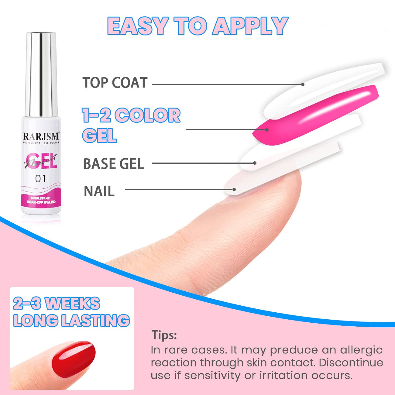 RARJSM 8ml bottle close-up showing compact packaging