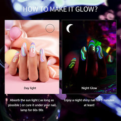 RARJSM pastel and neon color swatches for day and night effects