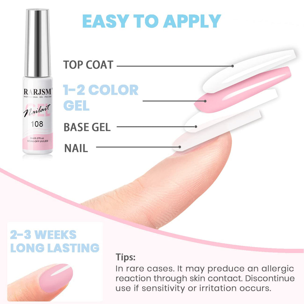 RARJSM toxin-free formula for long lasting color and shine.