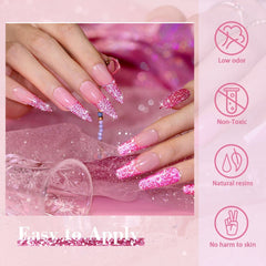 RARJSM smooth low-odor formula applies evenly on nails.