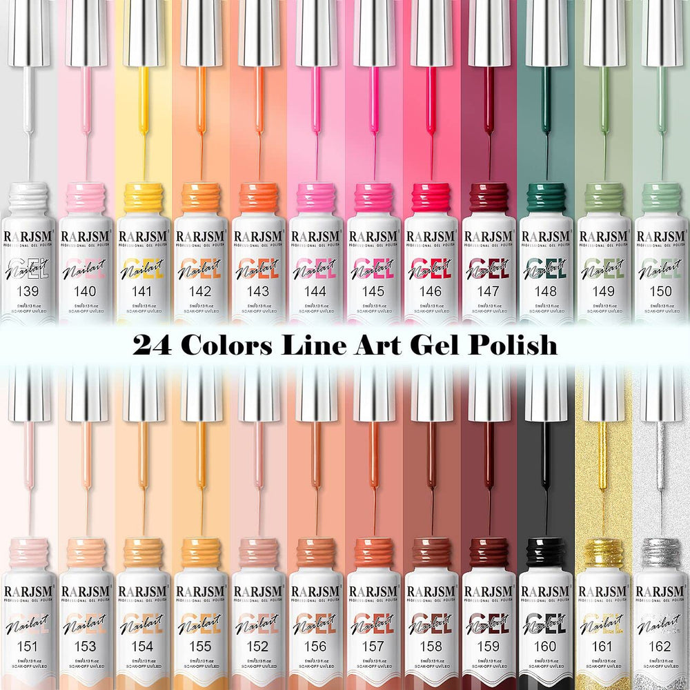 RARJSM thin brush liner bottle enables precise lines for nail art