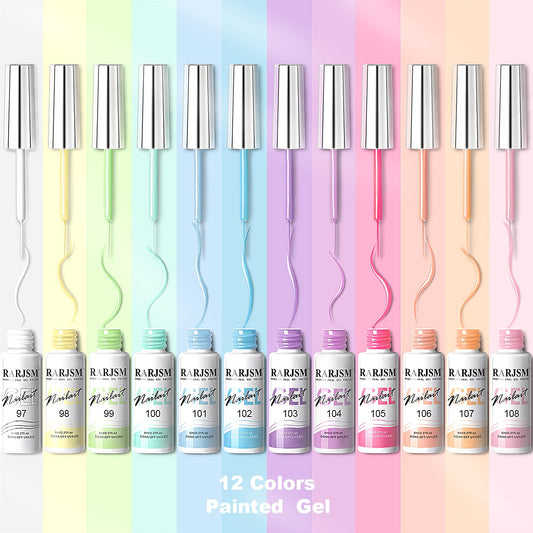 RARJSM thin brush liner pen enables clean, sharp lines.