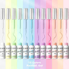 RARJSM thin brush liner pen enables clean, sharp lines.