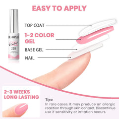 Soak off formula allows gentle removal without damaging nails