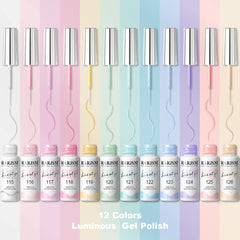 RARJSM glow polish cures under UV/LED lamps for a durable finish