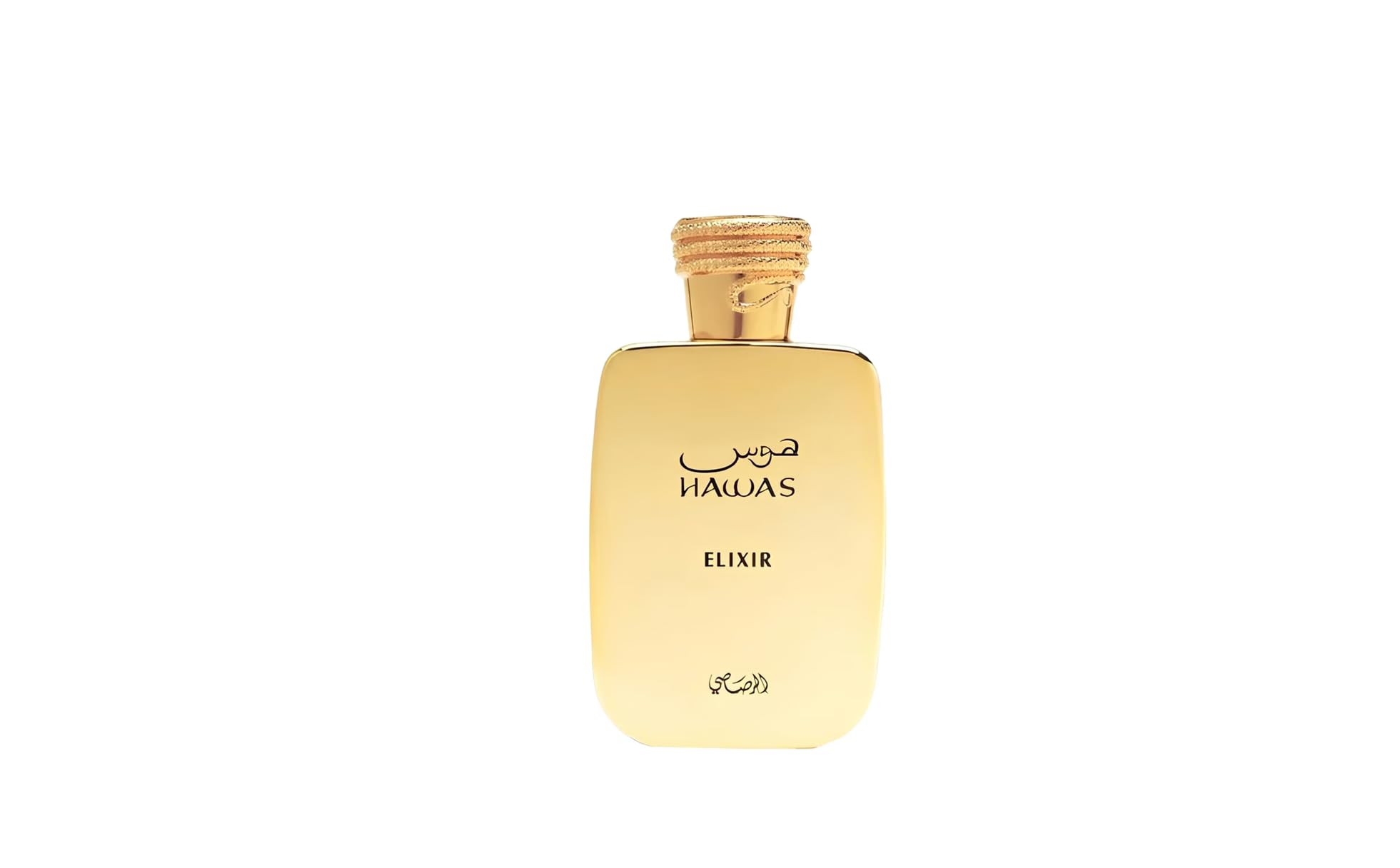 RASASI Hawas Elixir bottle, bold versatile fragrance for daily wear.