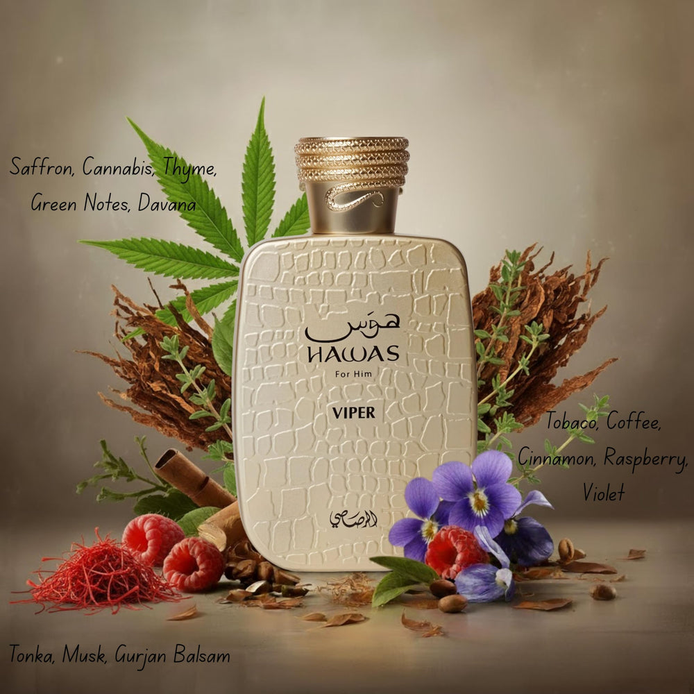 RASASI Hawas Viper juice closeup, rich tobacco and coffee notes in focus.