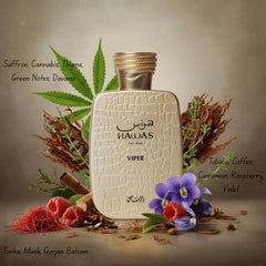 RASASI Hawas Viper juice closeup, rich tobacco and coffee notes in focus.