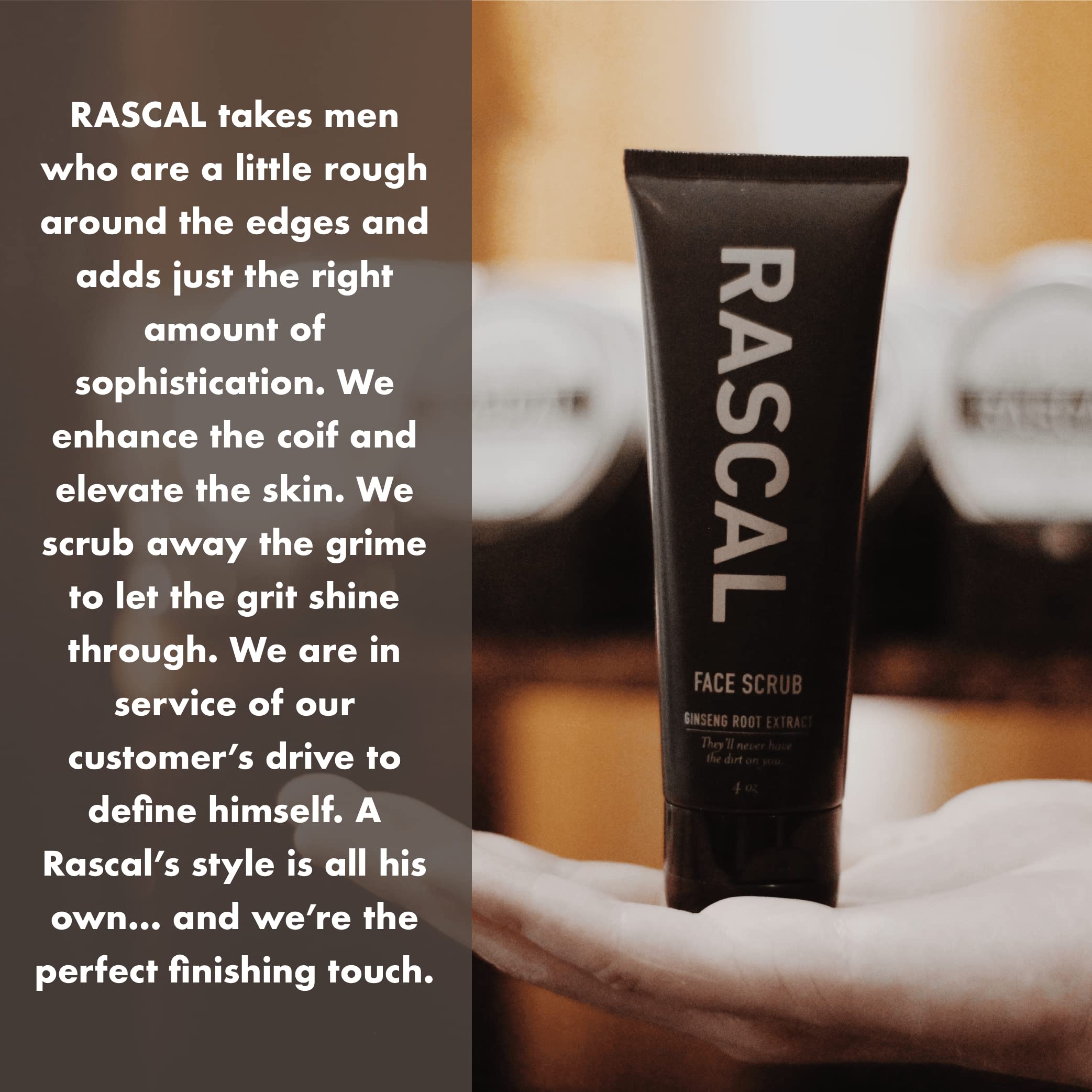 Rascal's cruelty-free formula uses safe ingredients for skincare.