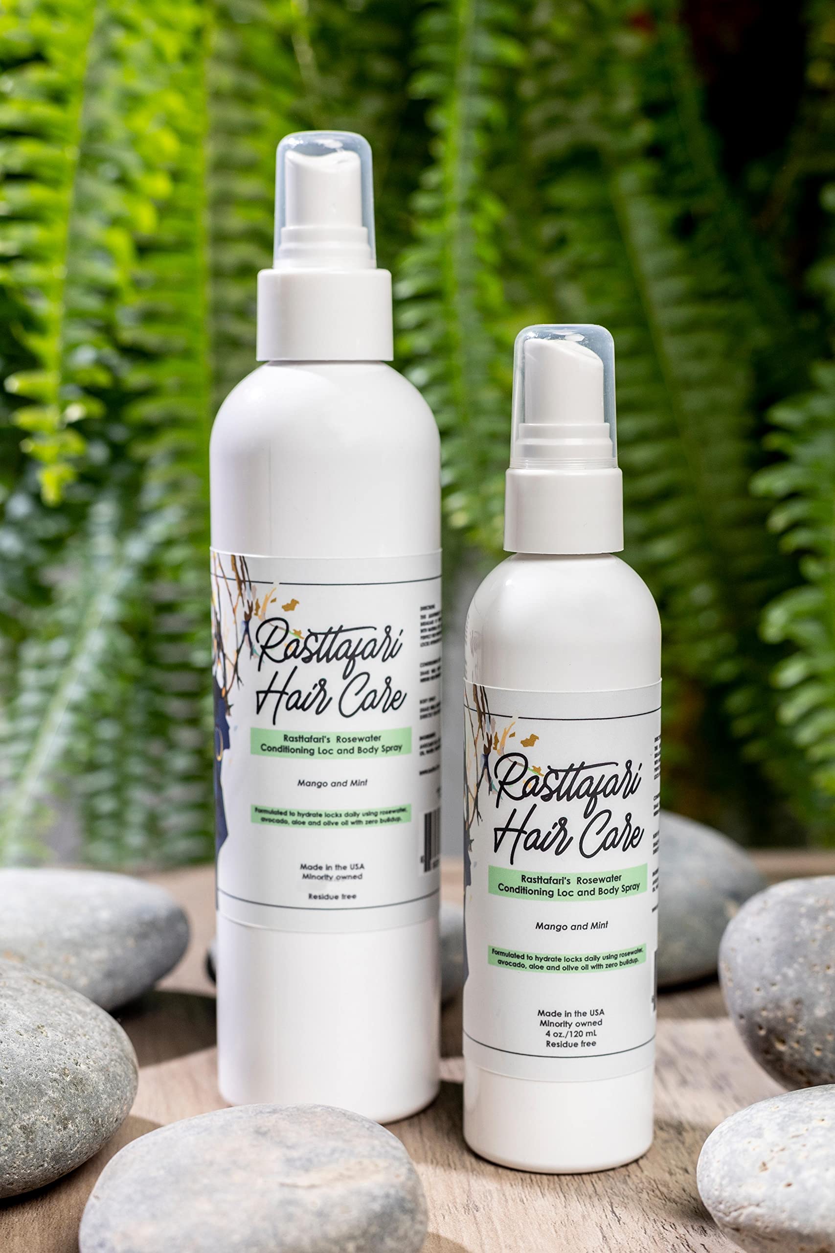 Aloe and avocado argan oil blend in Rasttafari formula for smooth moisture.