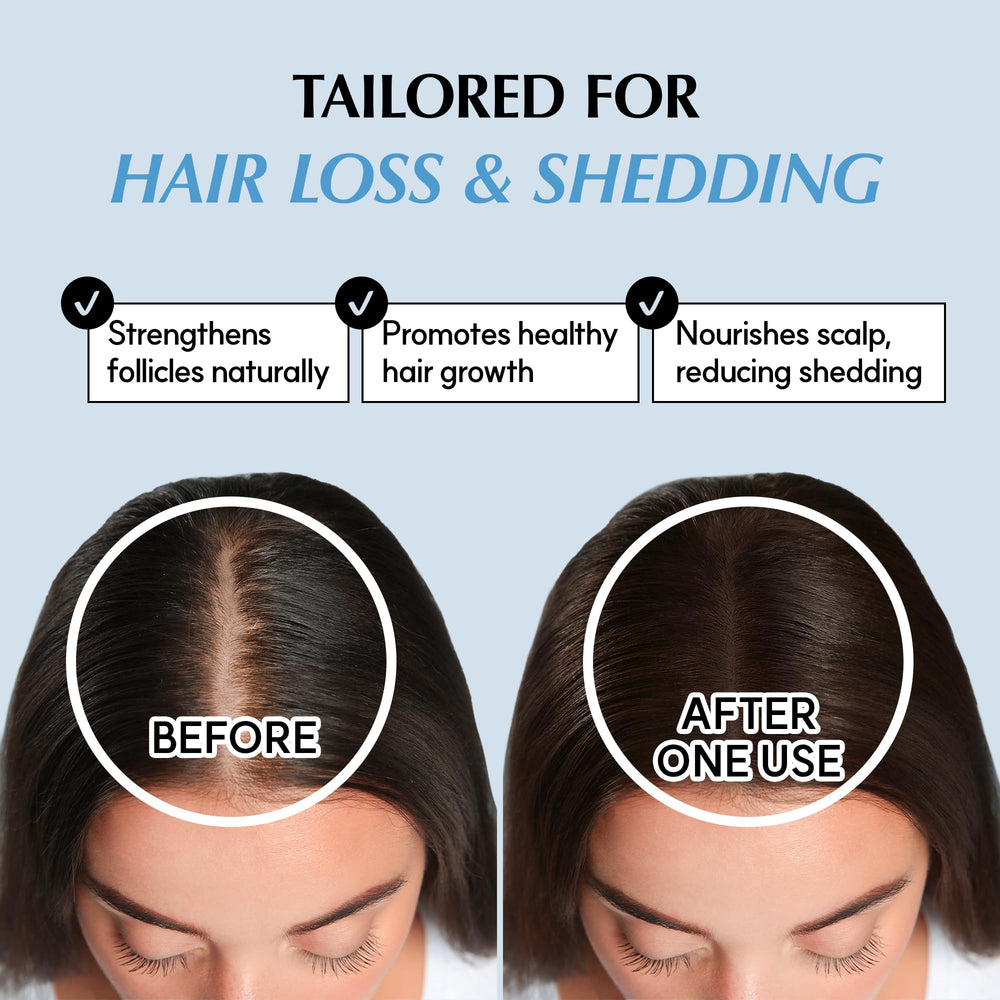 RATED GREEN Real Grow application demonstrates healthier hair goals with consistent use.