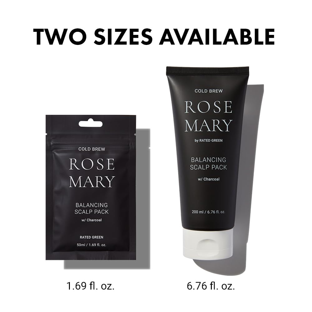 Size label 6.76 oz on Rated Green packaging for deeper care sessions