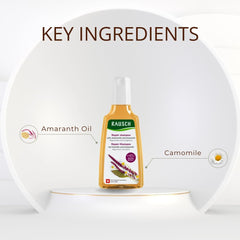 Rausch Chamomile-Amaranth Repair Shampoo on store display inviting daily hair care