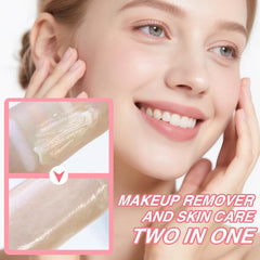 RAVE LADY removing mascara demonstrating effective waterproof makeup removal benefit