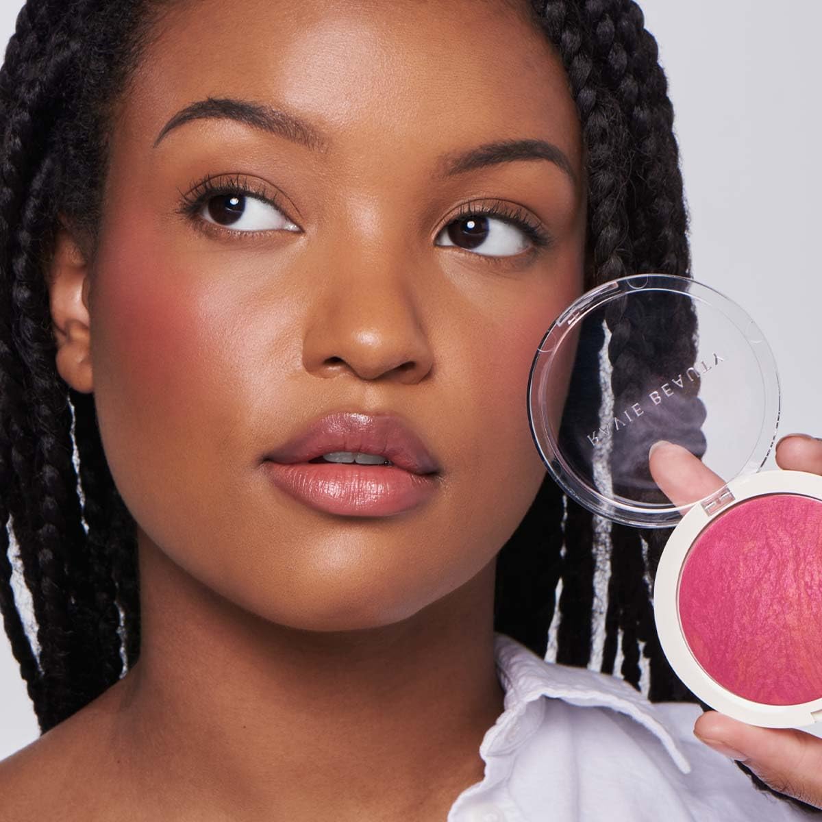 Ravie Beauty Endless Diffusion Baked Blush long-wearing color across cheeks from day to night
