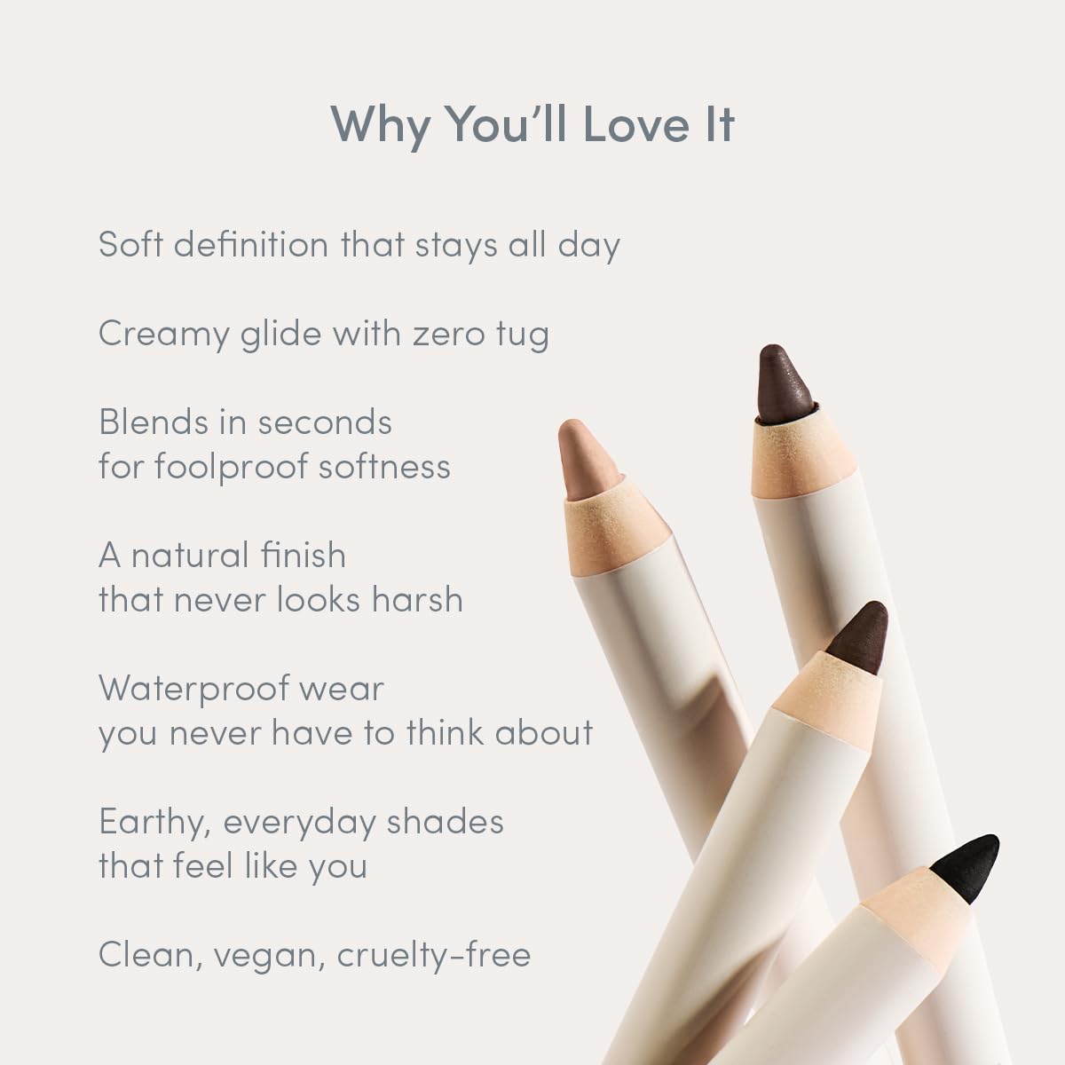 Ravie Beauty smudge-resistant definition that stays put through the day.